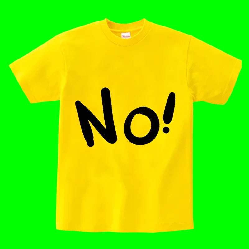 'NO' Short Sleeve Tee