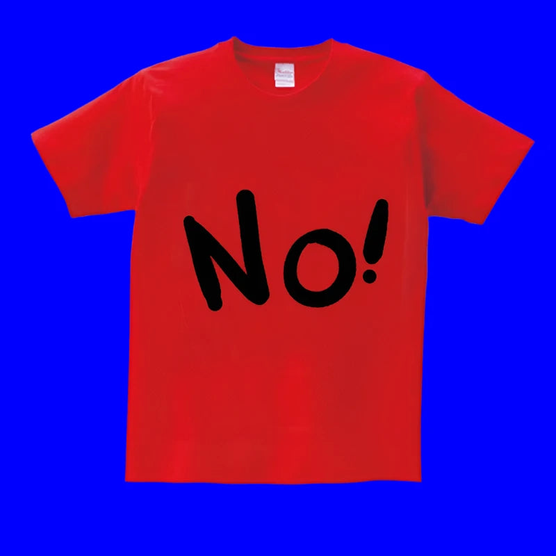 'NO' Short Sleeve Tee