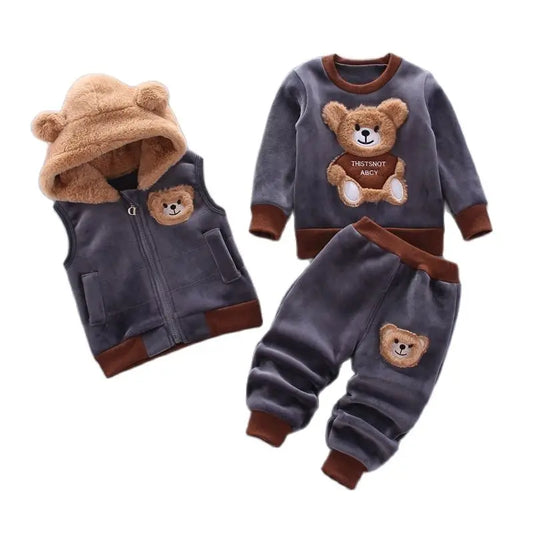 FLEECE 3-Piece Hooded Outfit